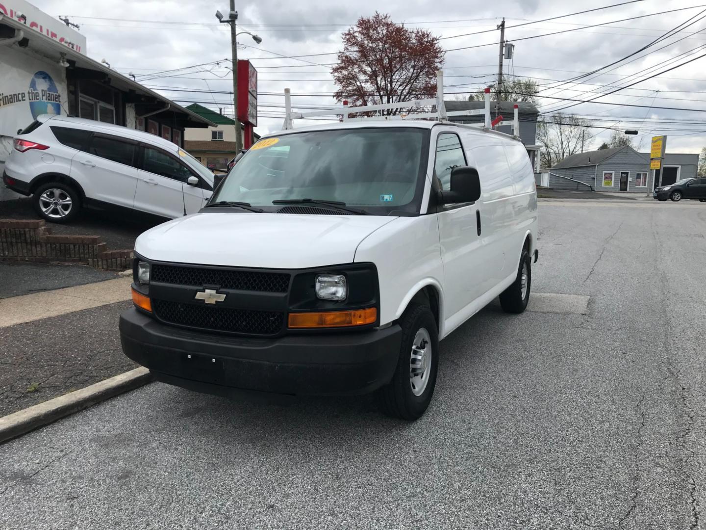 2012 White /Gray Chevrolet Express 2500 (1GCWGFCA8C1) with an 4.8 V8 engine, Automatic transmission, located at 577 Chester Pike, Prospect Park, PA, 19076, (610) 237-1015, 39.886154, -75.302338 - Photo#2